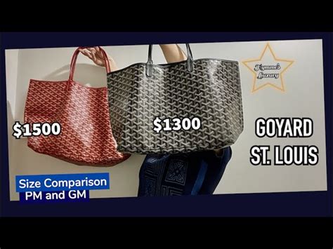 goyard gm price|goyard gm size.